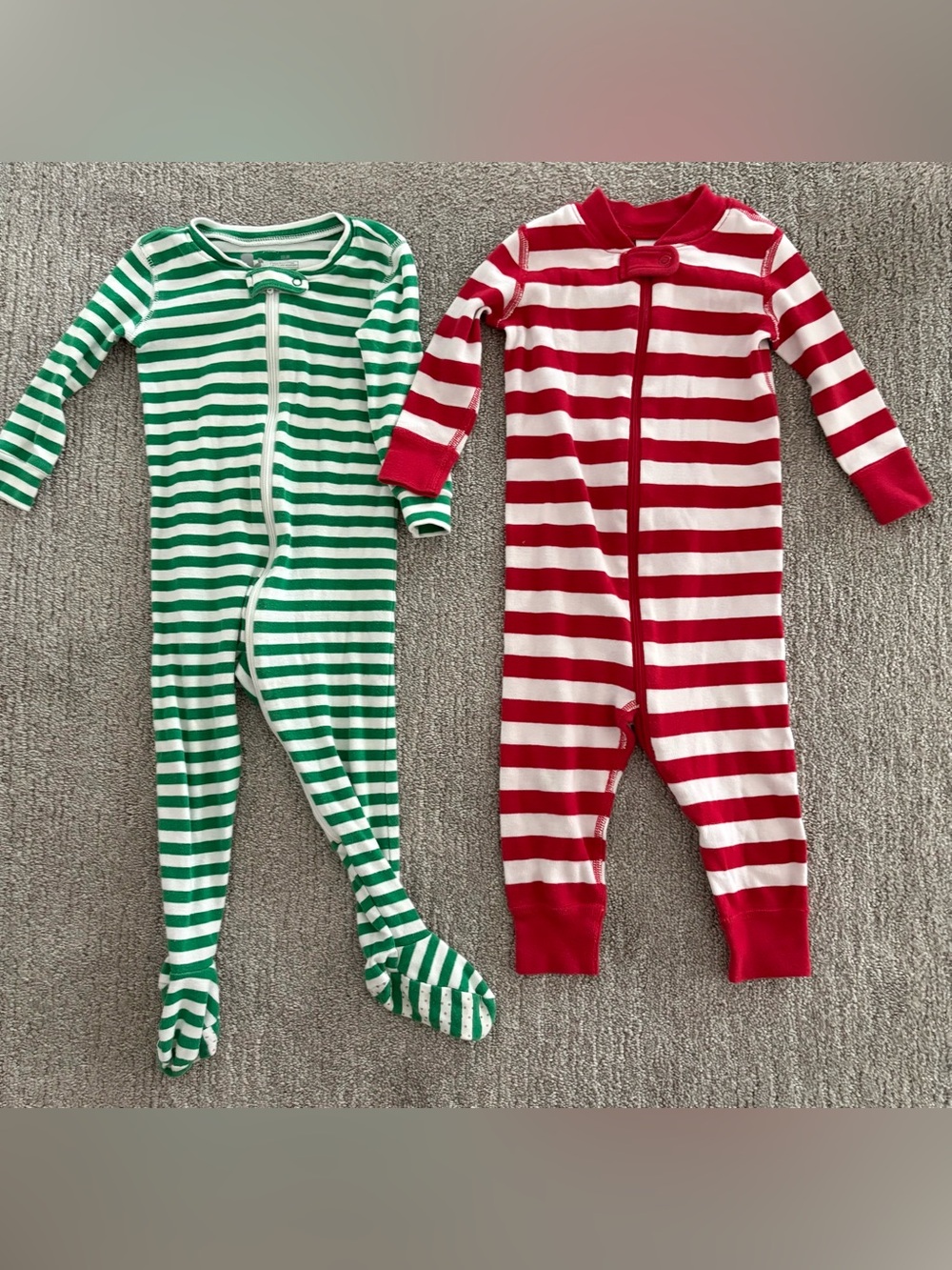 12-18 Month Baby One-Piece Zip Pajamas- Primary and Hanna Anderson